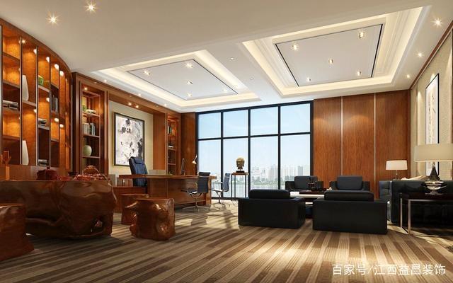 老总办公室装修设计掌握这4点,效果肯定差不了!